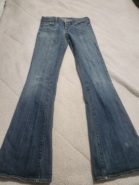 Citizens Of Humanity Faded Blue Flare Jeans